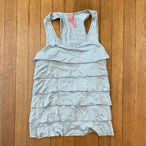 Eight sixty Gray Layered Women's Tank Top